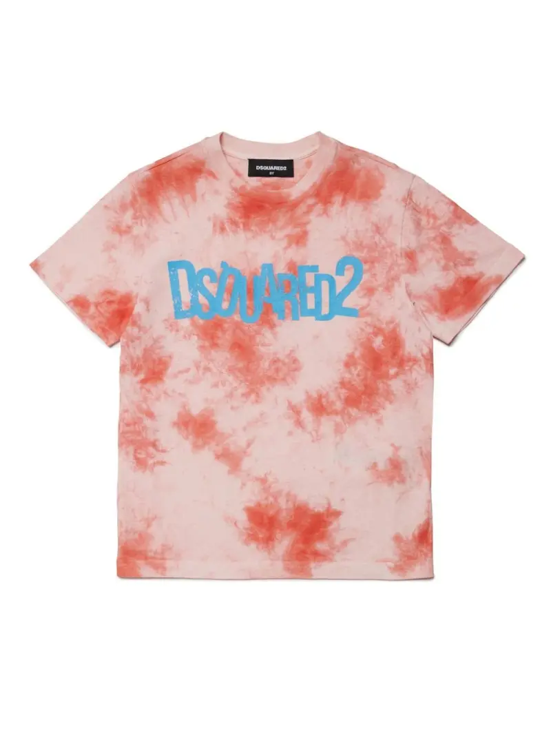 T-shirt rossa per bambino con logo