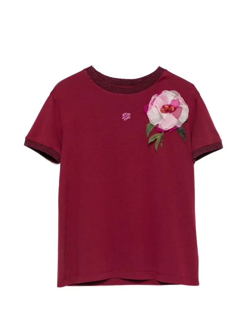 T-shirt rosso per bambina