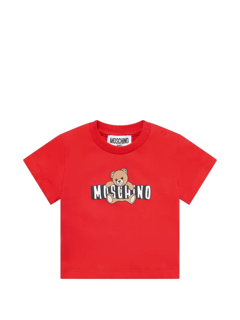 T-shirt rosso per neonato
