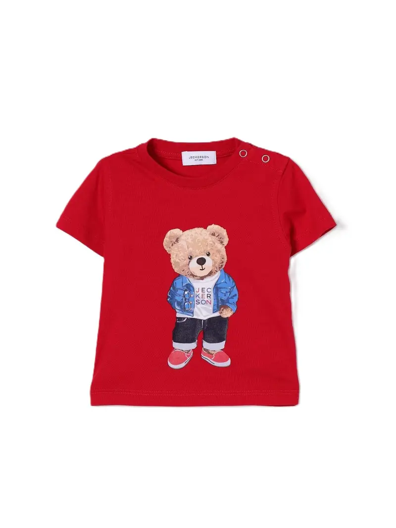 T-shirt rosso per neonato
