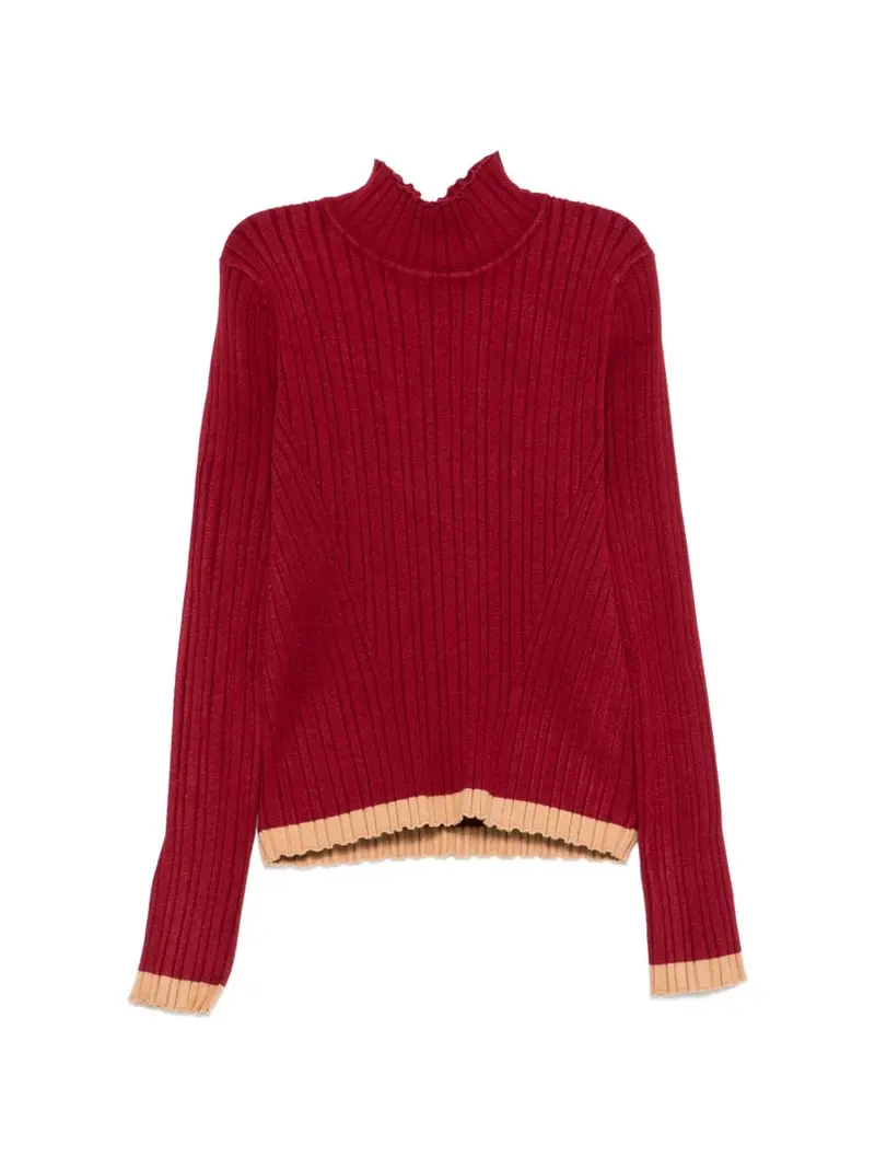 T-shirt rosso ruby per bambina