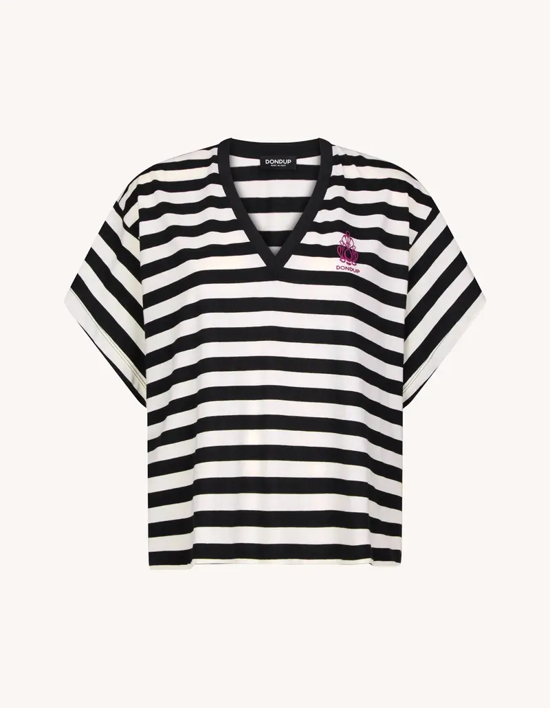 T-shirt scollo a V regular