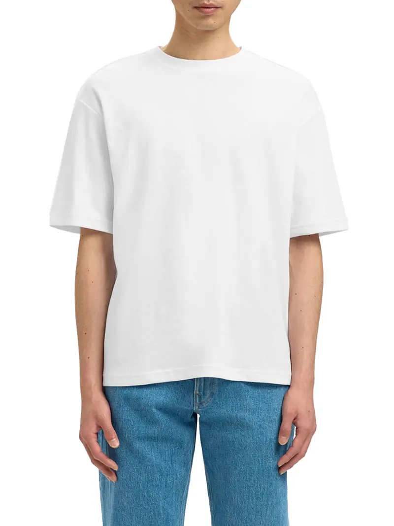 T-Shirt Selected Oscar - Bianco