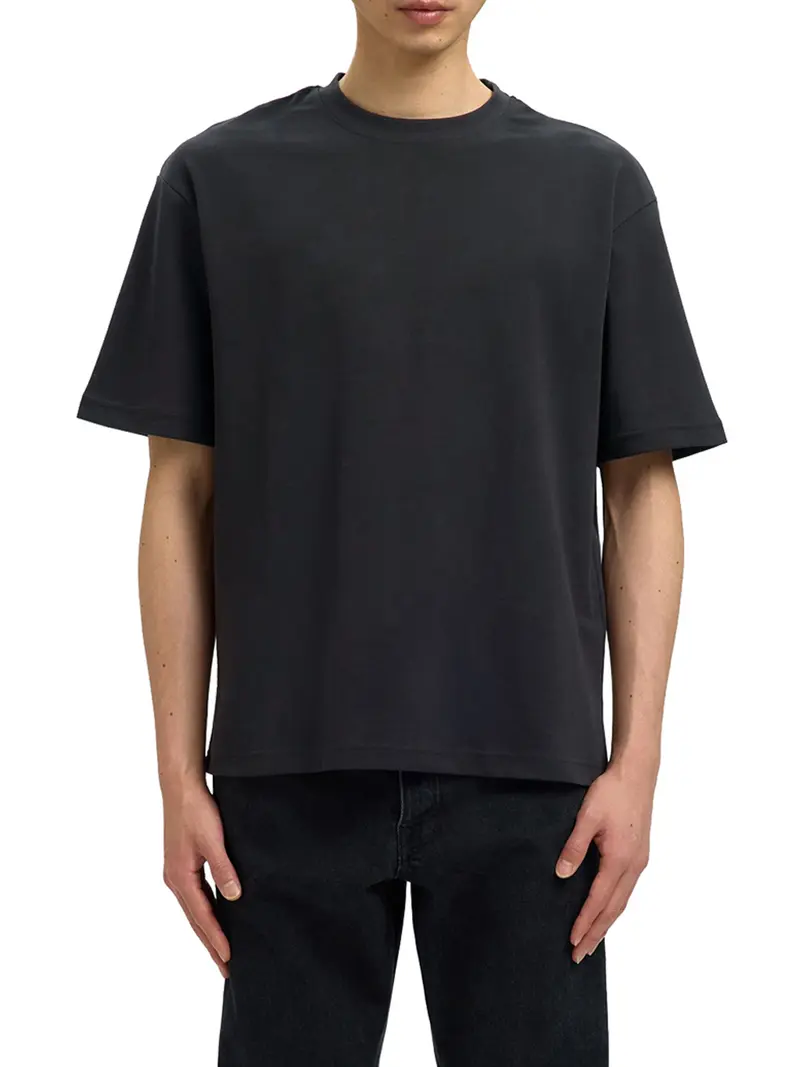 T-Shirt Selected Oscar - Nero