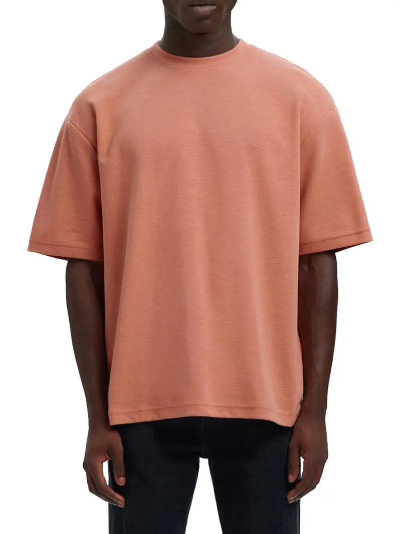 T-Shirt Selected Oscar - Rosa