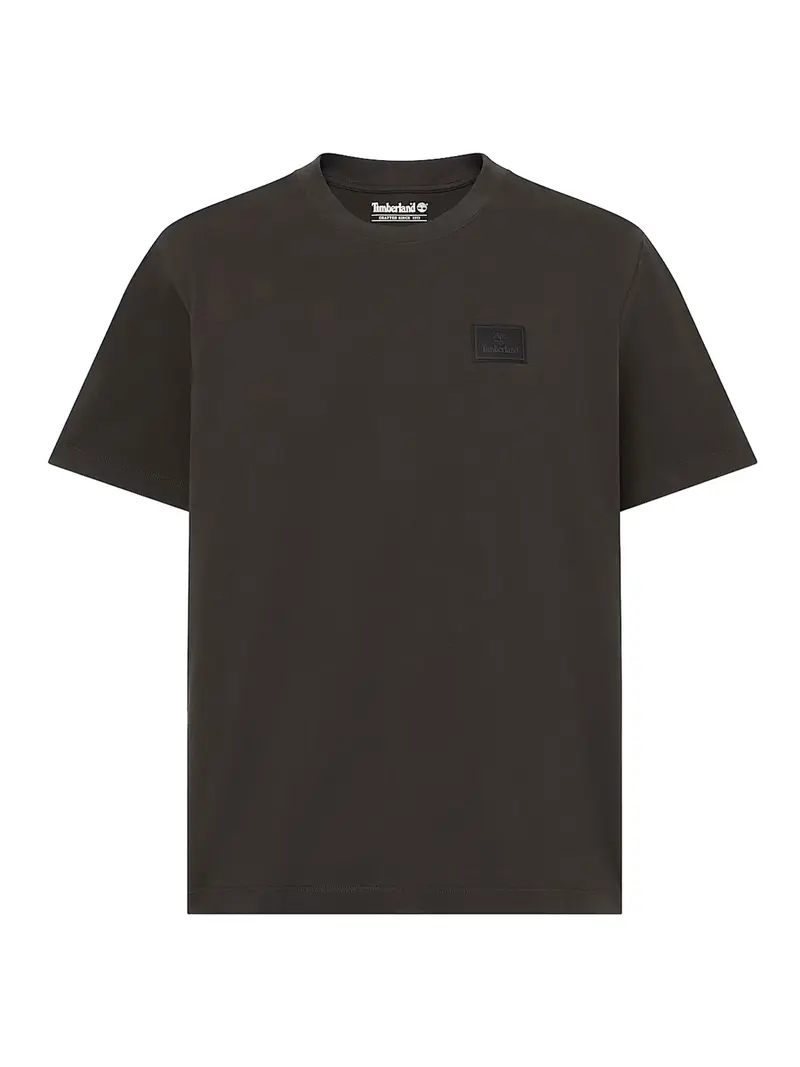 T-Shirt Silicon Badge Ss Timberland - Nero