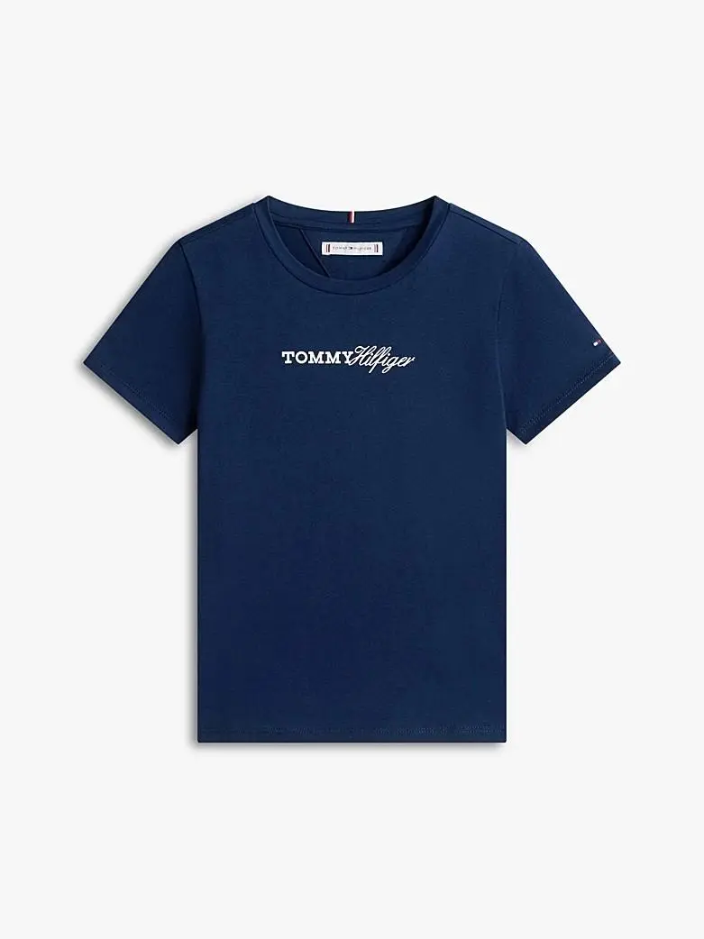T-shirt slim fit in jersey vintage con logo