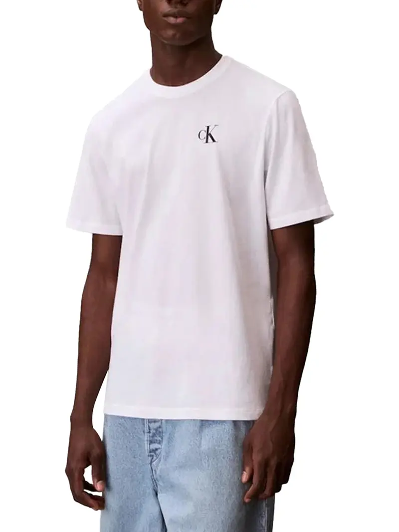 T-Shirt Ss 30S Classic Back Calvin Klein - Bianco