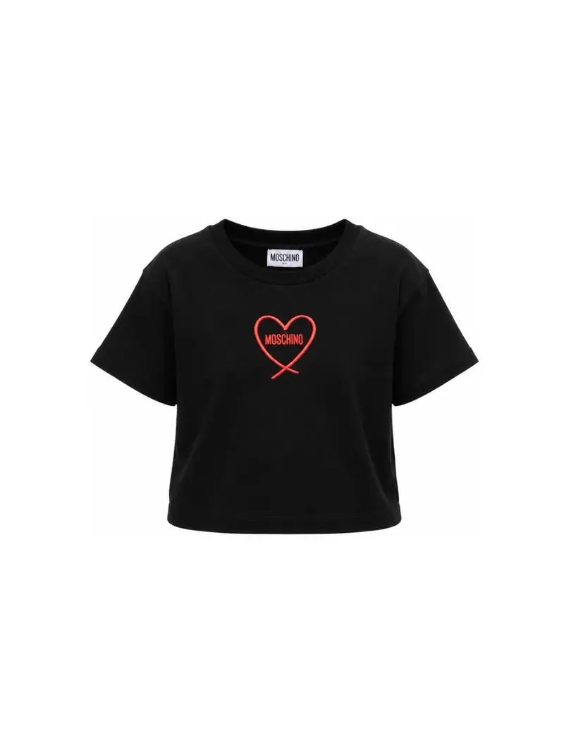 T-shirt stampa cuore