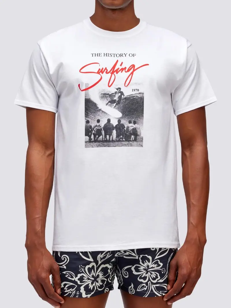 t-shirt stampa surfing