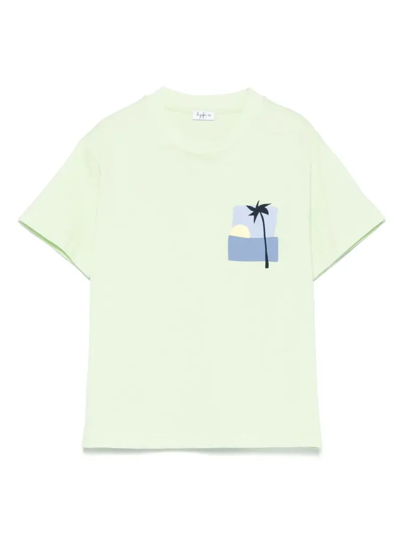 T-shirt verde chiaro per bambino