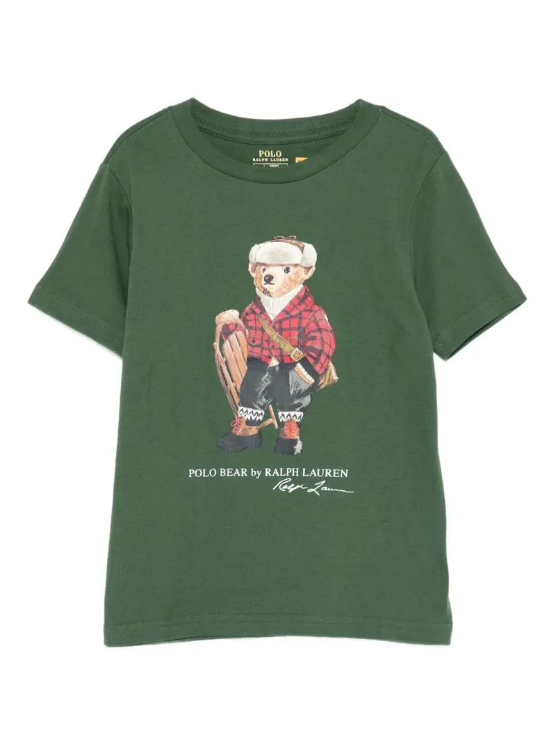 T-shirt verde per bambino