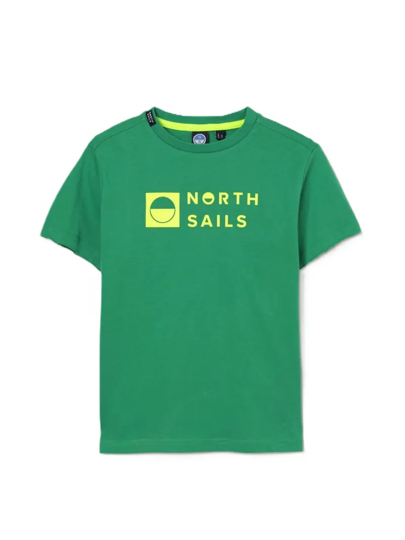 T-shirt verde per bambino