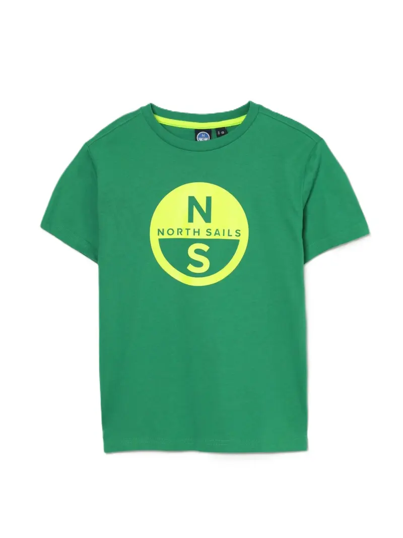 T-shirt verde per bambino
