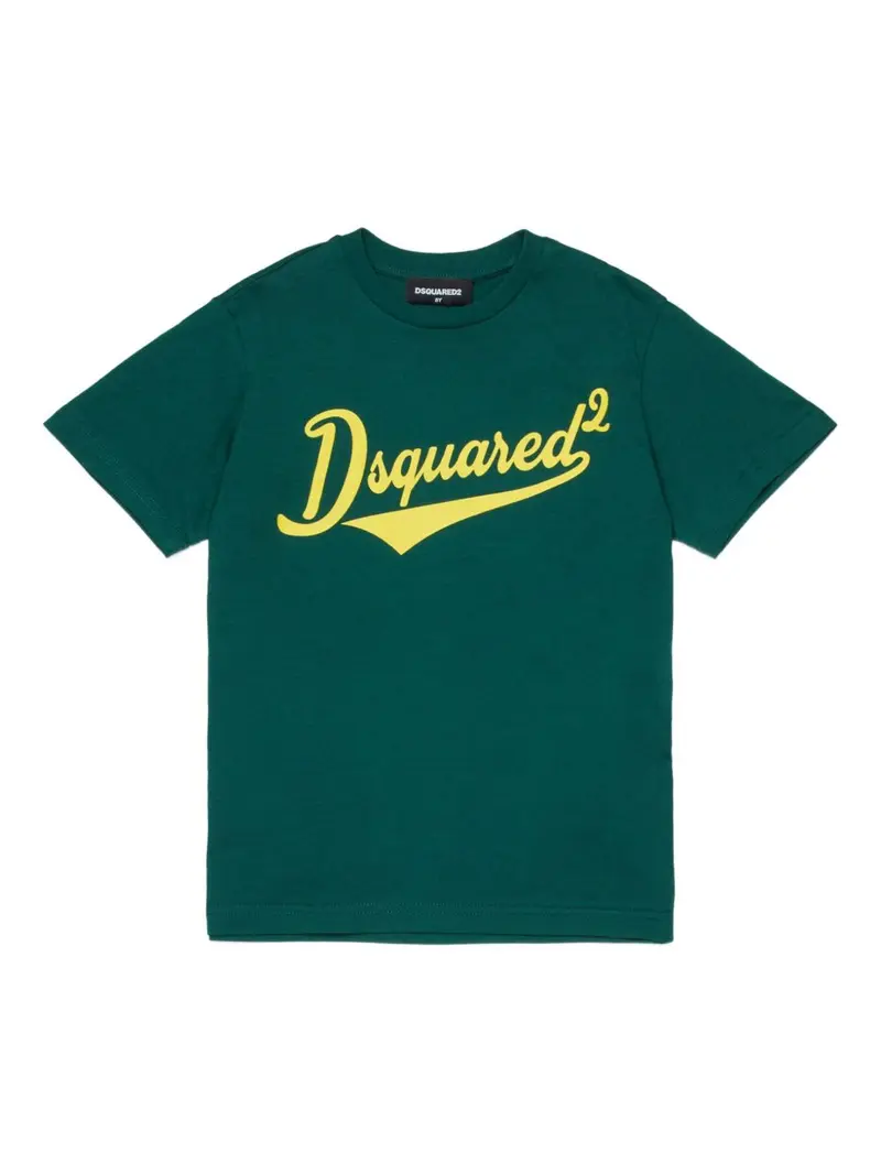 T-shirt verde scuro per bambino