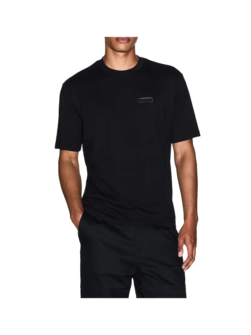 T-shirt Vestibilità Regolare Con Stampa Sul Retro - Nero