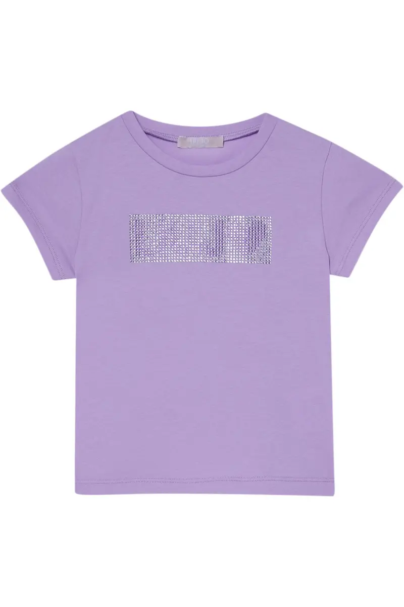 T-shirt viola per bambina