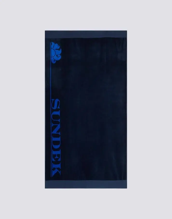 Telo mare Icon jacquard con logo iconico