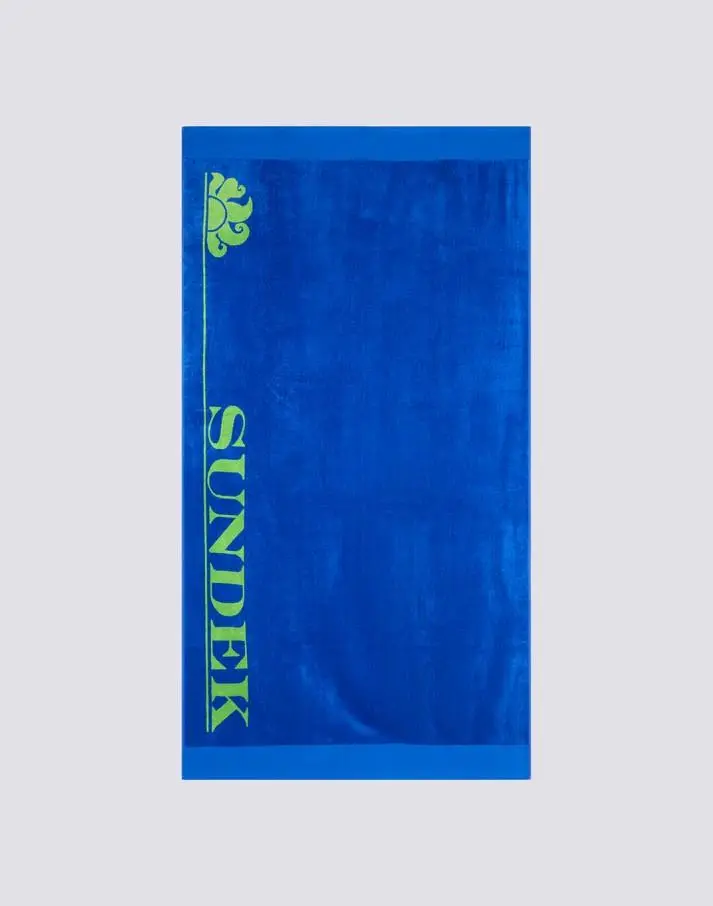 Telo mare Jacquard con logo iconico