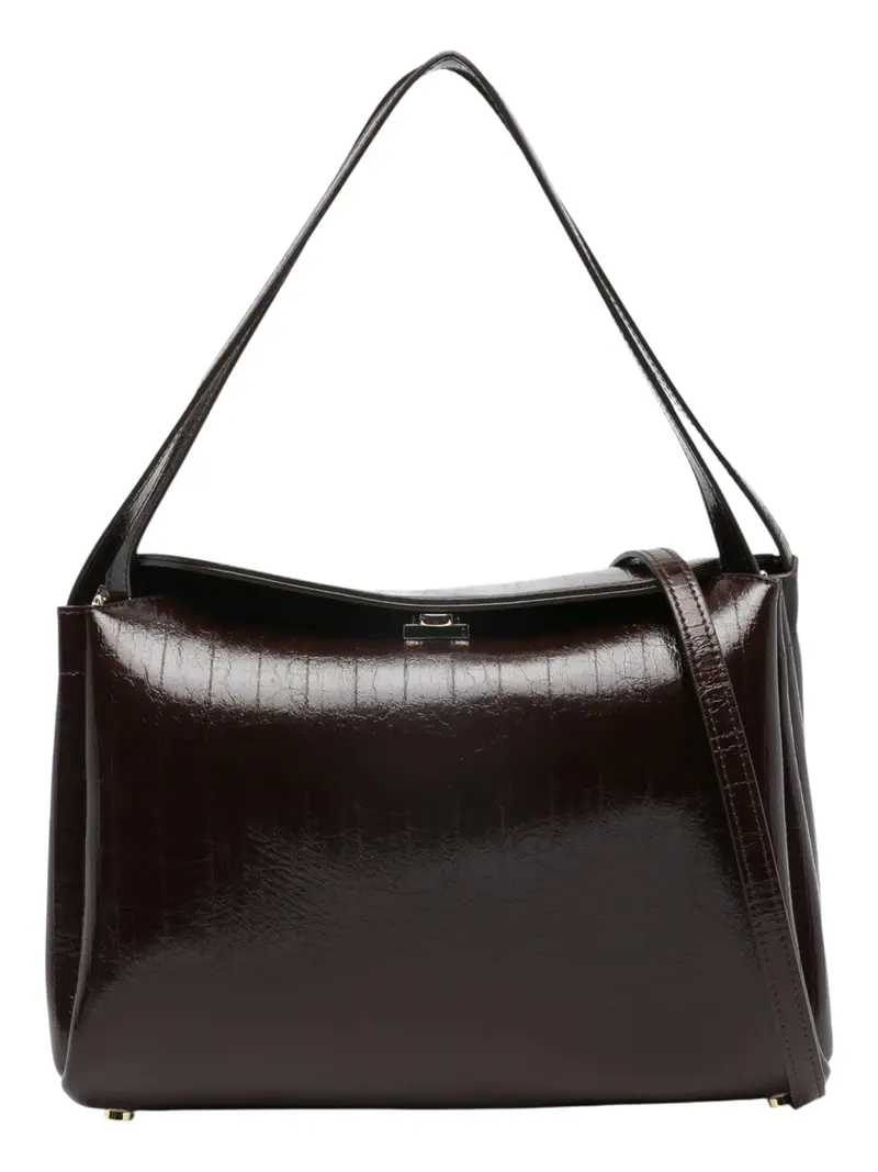THEMOIRè Borsa Donna CALIPSO TRUNK RIGATO VEGAN FABRIC 261WTMCT0ORVF CHOCOLATE PLUM