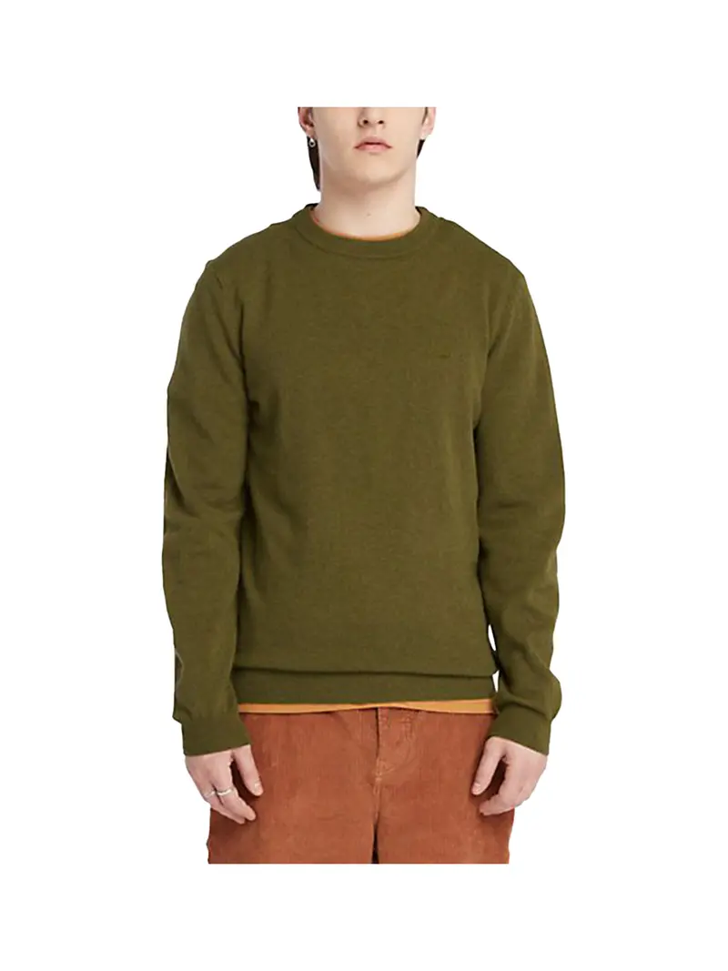 Timberland Maglione Cbrk Merino Crew - Olive