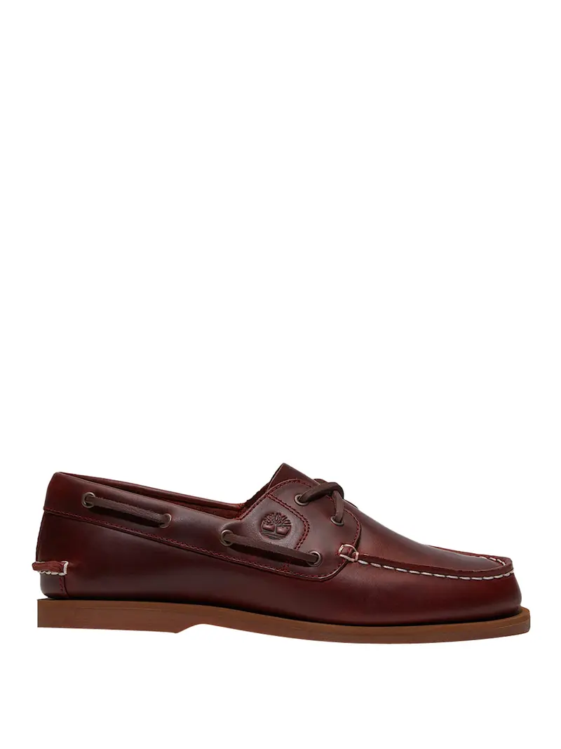 Timberland Mocassini da Barca Classic da Donna in Bordeaux