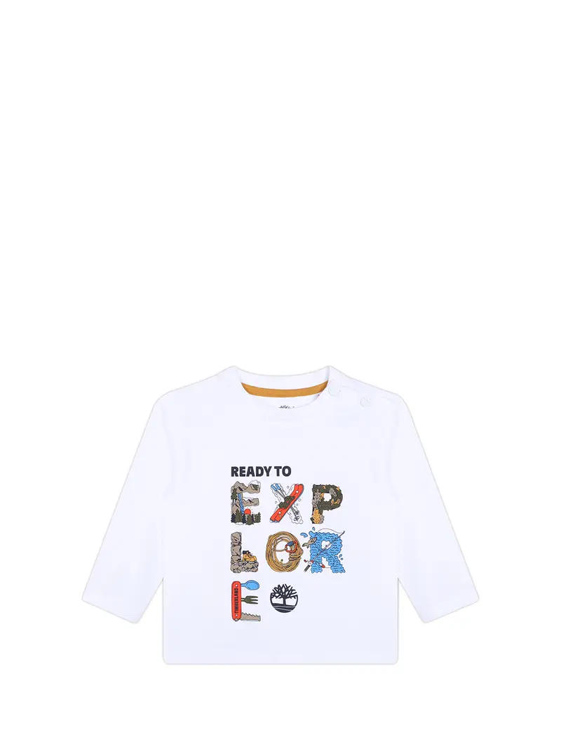 Timberland T-Shirt Bambino Bianco