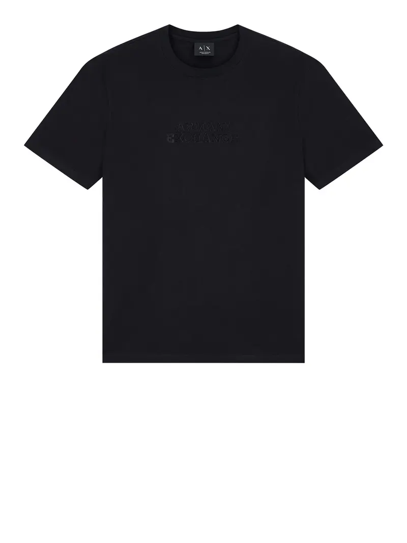 Tinta Unita T-Shirt Armani Exchange - Nero