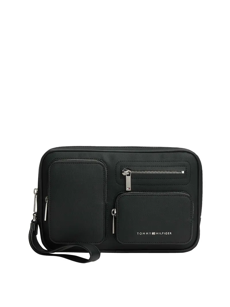 Tommy Hilfiger Pochette Th Modern Business Pouch - Nero