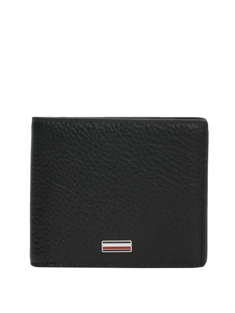 Tommy Hilfiger Portafoglio Th Central Cc And Coin - Nero