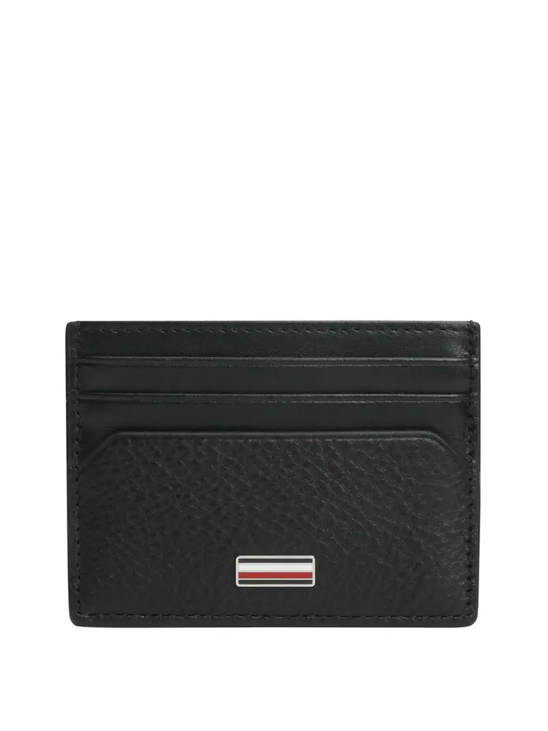 Tommy Hilfiger Portafoglio Th Central Cc Holder - Nero