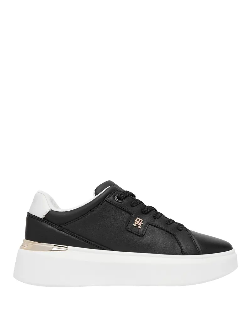 Tommy Hilfiger Sneakers Th Chic Platform - Black
