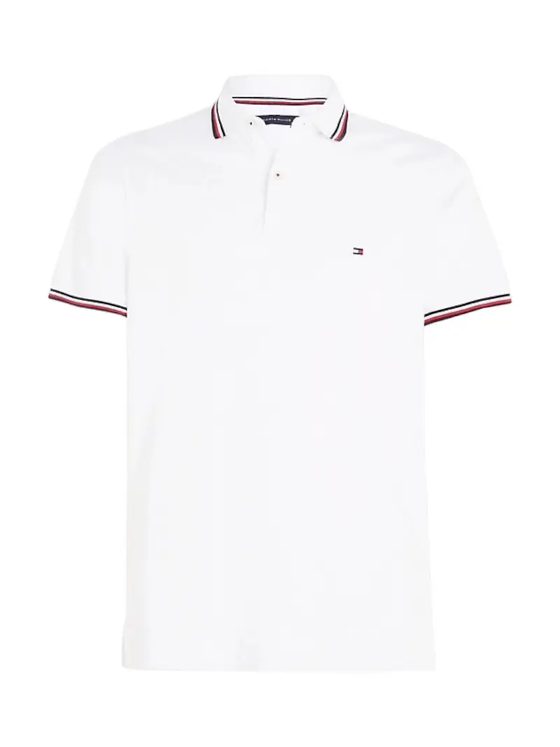 TOMMY HILFIGER T-Shirt e Polo Uomo  MW0MW13080 YBR Bianco