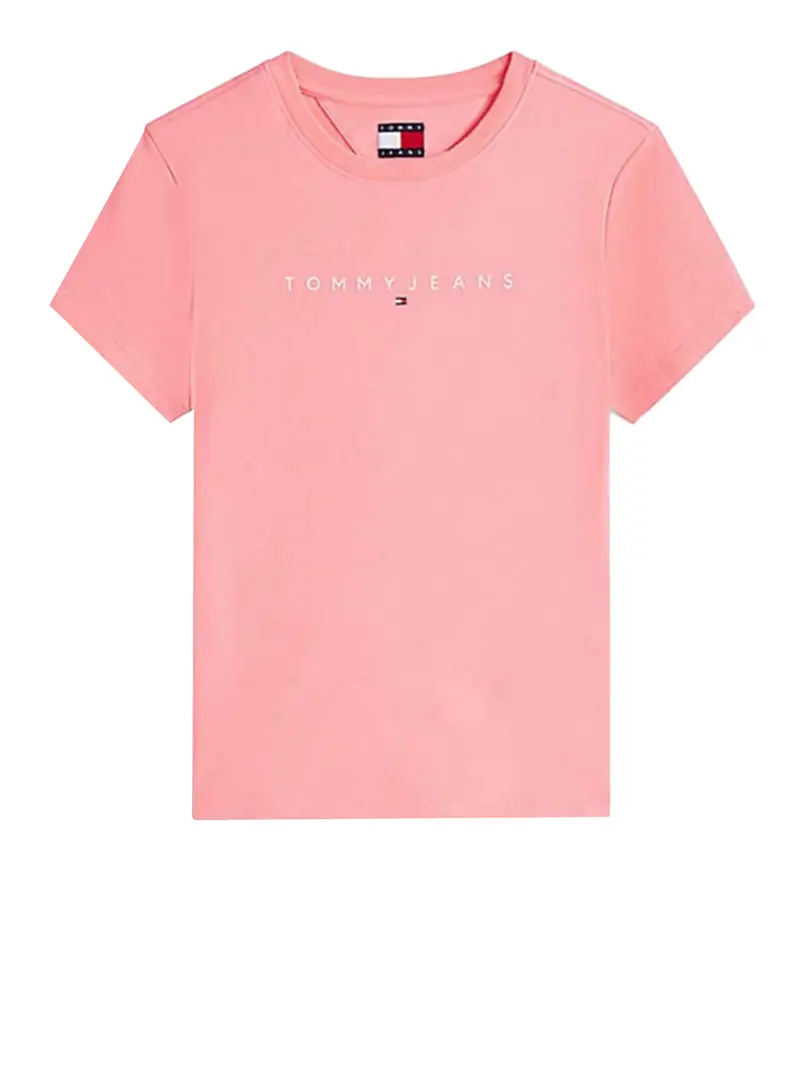 Tommy Jeans T-Shirt Slim Linear Tee - Blush