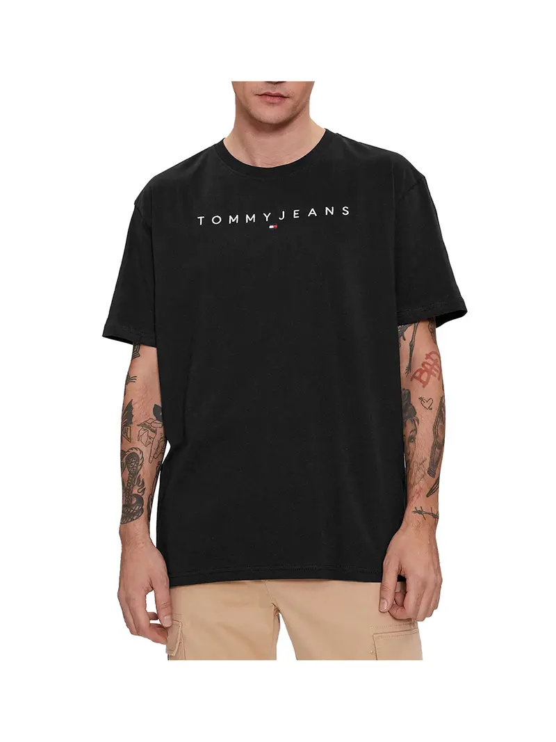 Tommy Jeans T-Shirt Uomo Nero