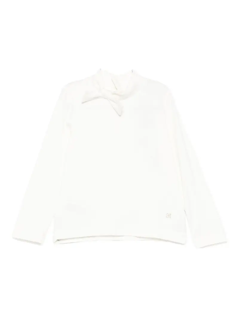 Top bianco per bambina