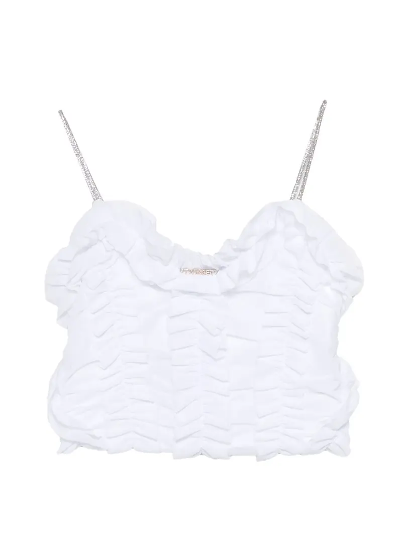 Top bianco per bambina