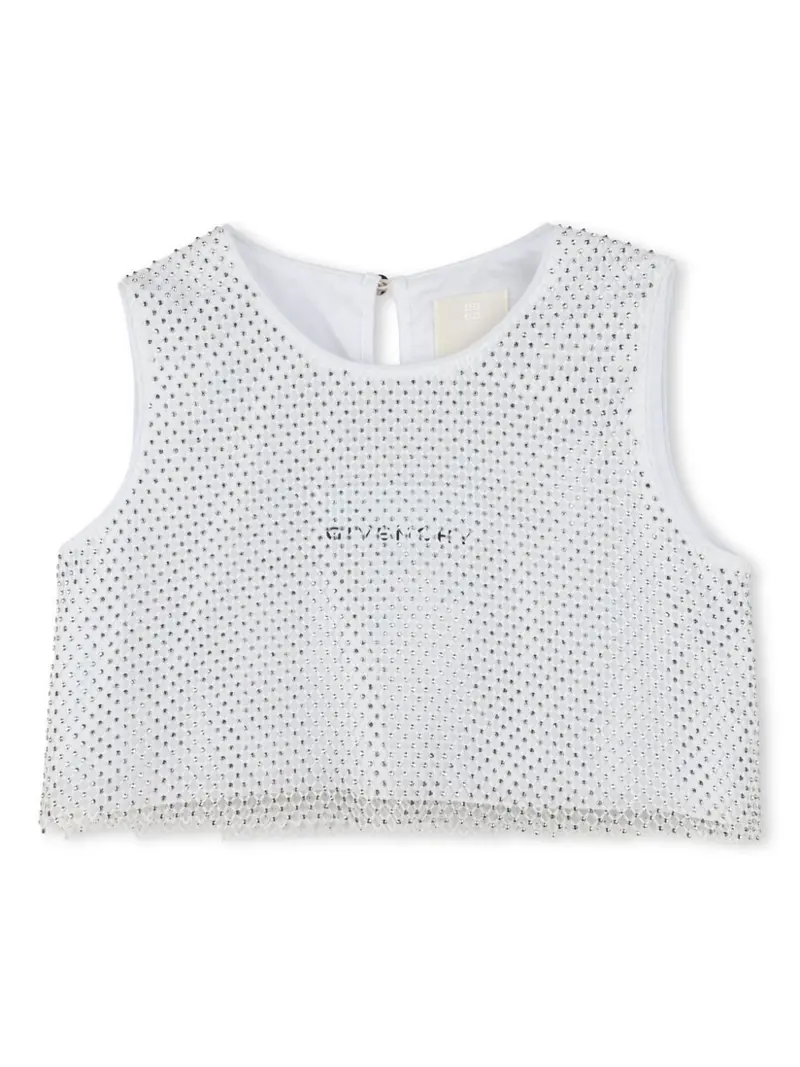 Top grigio per bambina