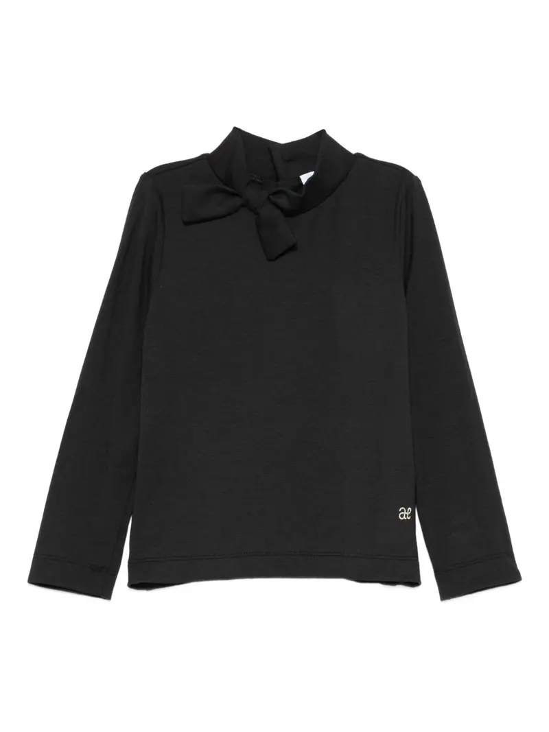 Top nero per bambina