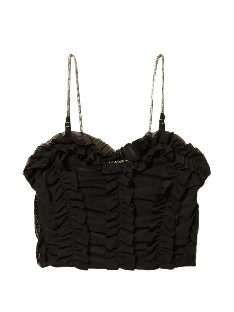 Top nero per bambina