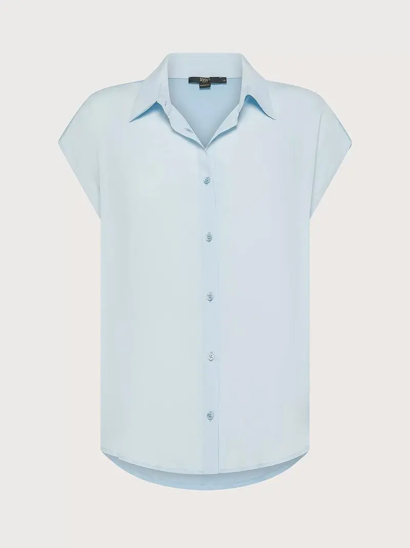 top smanicato con bottoni