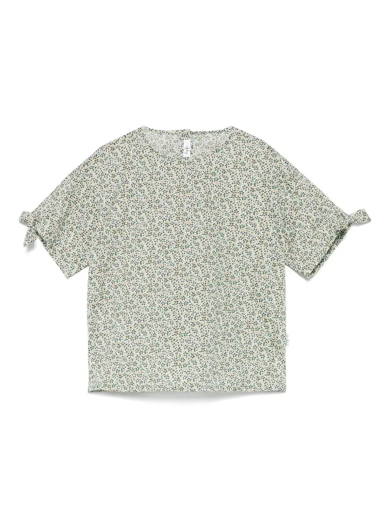 Top verde per bambina