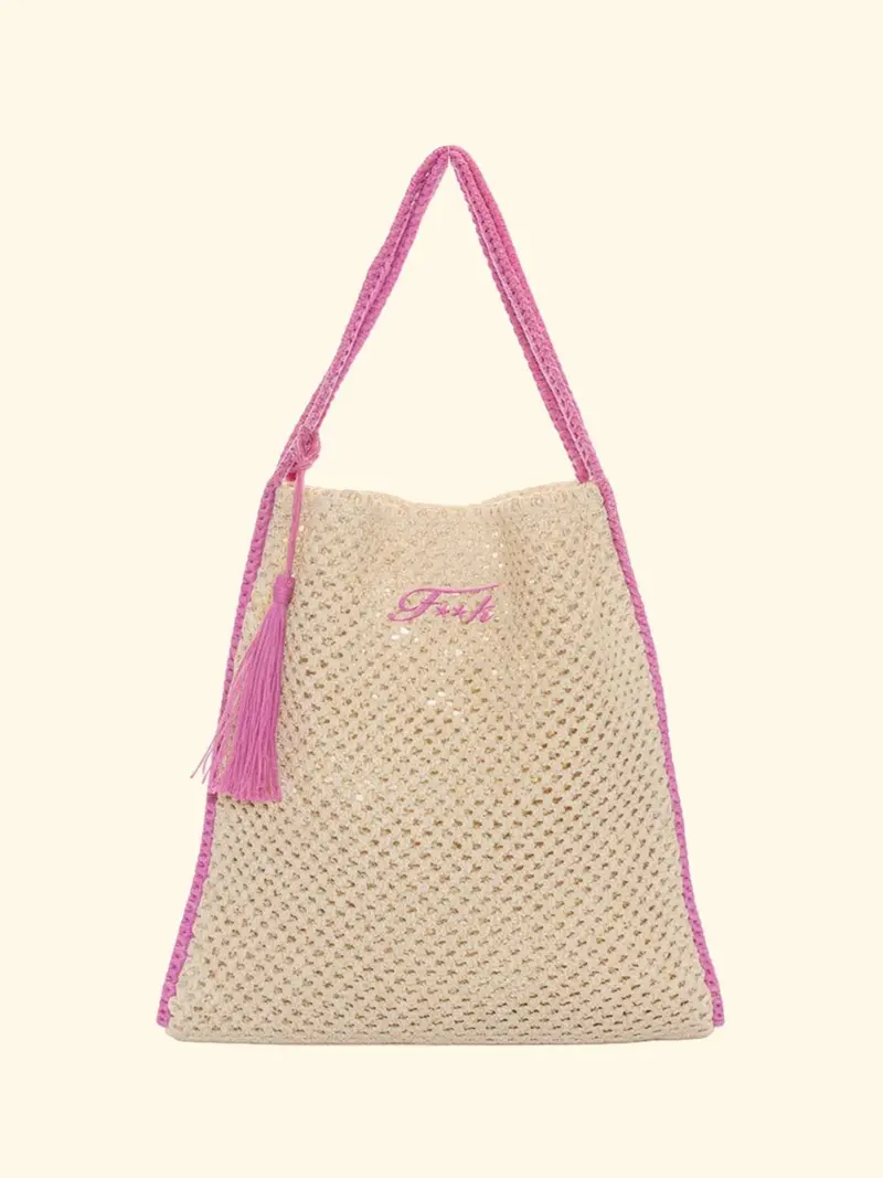 Tote bag donna fucsia