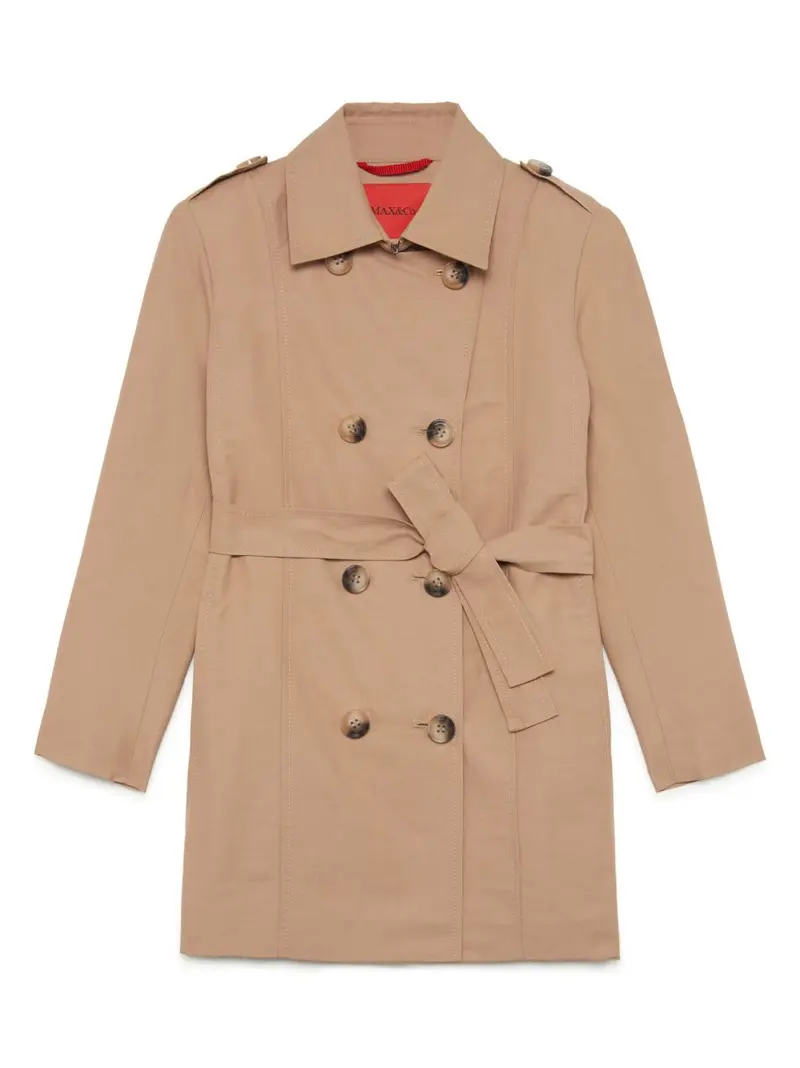 Trench beige per bambina di Max&co Kids
