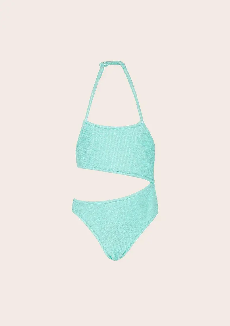 Trikini Bambina Verde Acqua