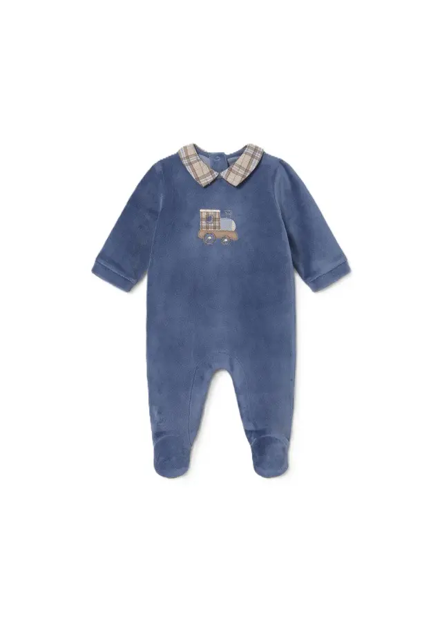 Tutina blu per neonato