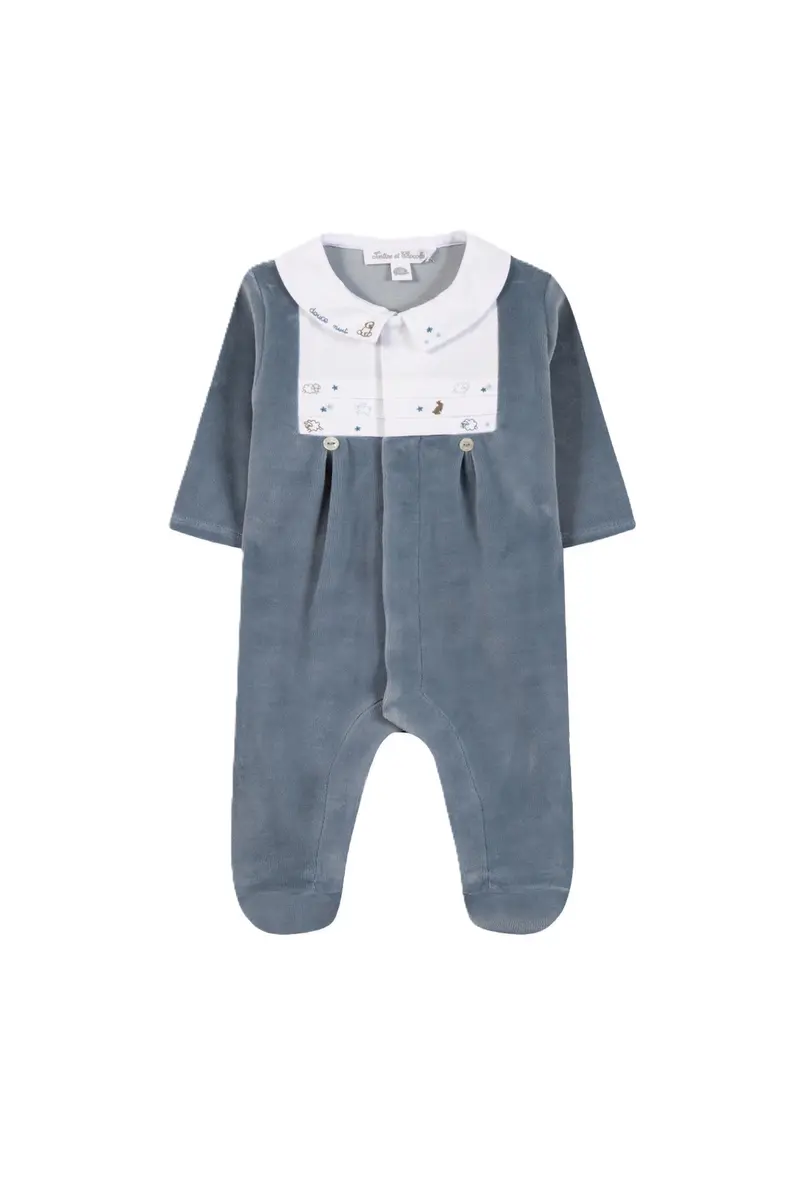 Tutina blu per neonato