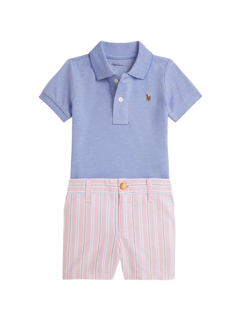 Tutina blu/rosa per neonato