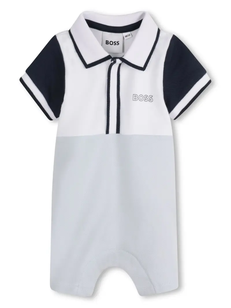 Tutina celeste/bianca per neonato