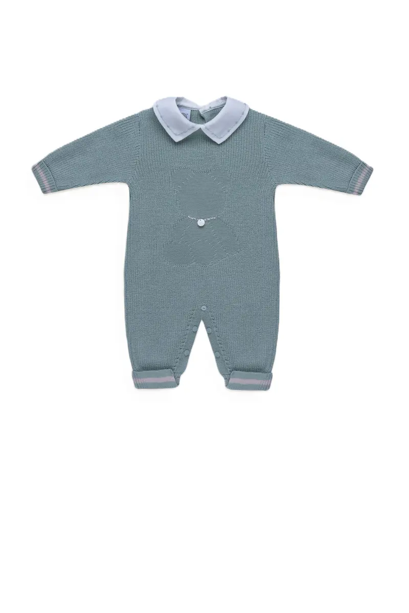 Tutina cielo/mandorla per neonato